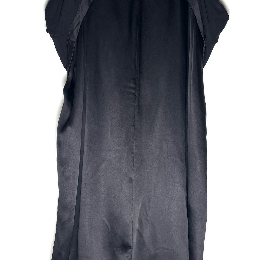 Vintage Maison Margiela Black Silk Dress | 2000s Minimalist Designer Shift